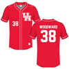 University of Houston Red Baseball Jersey - #38 Owen Woodward
