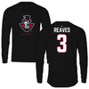 Austin Peay State University Football Black Mascot Performance Long Sleeve - #3 Kinstin Reaves