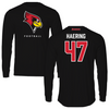 Illinois State University Football Black Mascot Performance Long Sleeve - #47 Mark Haering