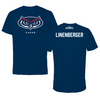 Florida Atlantic University Cheer Navy Jersey Tee - Lauren Linenberger