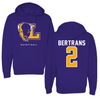 Lipscomb University Basketball Royal Purple Hoodie - #2 Elena Bertrans