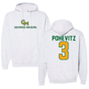 George Mason University Volleyball Gray Hoodie - #3 Blake Pohevitz