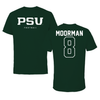 Portland State University Football Forest Green Tee - #8 Diontaye Moorman