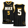 University of Wisconsin-Milwaukee Black Basketball Jersey - #5 Andra Mckee