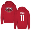 Jacksonville State University Basketball Red Hoodie - #11 Alex Odam