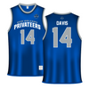 University of New Orleans Blue Basketball Jersey - #14 Kyla Davis
