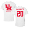 University of Houston Baseball White Performance Tee - #20 Kyle LaCalameto