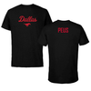 Southern Methodist University Tennis Black Dallas Performance Tee - Hughes Peus