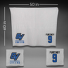 Grand Valley State University Football Gray Blanket - #9 Evan Furtney