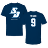 University of San Diego Baseball Navy Performance Tee - #9 Ryan Ward