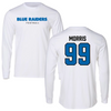 Middle Tennessee State University Football White Long Sleeve - #99 JaDarious Morris