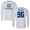 The Citadel Football White Long Sleeve - #96 Phillip Collins