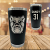 Butler University Football Black Stainless Steel Tumbler - #31 Justin Dungy