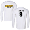 University of Idaho Soccer White Idaho Performance Long Sleeve - #9 Mia Zubiate