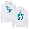 Coastal Carolina University Football Gray Hoodie - #57 Zac Elam