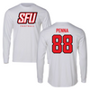 Saint Francis University (Pennsylvania) Football White Performance Long Sleeve - #88 Sam Penna