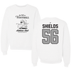 Football White Influxer Athletic Club Crewneck - #56 Aiden Shields