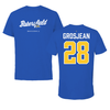 California State University-Bakersfield Baseball Blue Tee - #28 Gary Grosjean