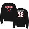 Eastern Washington University Basketball Black Eagles Crewneck - #32 Dane Erikstrup