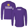 Western Illinois University TF and XC Purple Long Sleeve - Robert Perry