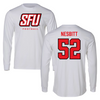 Saint Francis University (Pennsylvania) Football White Performance Long Sleeve - #52 Giambi Nesbitt