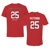 Jacksonville State University Bowling Red Jersey Performance Tee - #25 Maranda Pattison