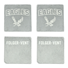 Eastern Washington University TF and XC Stone Coaster (4 Pack)  - Rosalie Folger-Vent