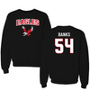 Eastern Washington University Football Black Eagles Crewneck - #54 Jaren Banks