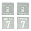 Texas A&M University-Corpus Christi Volleyball Stone Coaster (4 Pack)  - #7 Leah Stolfus