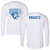 Sonoma State University Golf White Performance Long Sleeve - Avery Kraatz