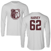 Alabama A&M University Football Light Gray Long Sleeve - #62 Cj Harvey