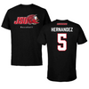 Jacksonville State University Baseball Black JSU Tee - #5 Javon Hernandez