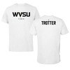West Virginia State University TF and XC White Performance Tee - Caedeon Trotter