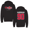 Arkansas State University Football Black Hoodie - #90 Tim Hardiman