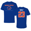 Boise State University Beach Volleyball Royal Blue Performance Tee - #23 Abbie Wolf