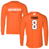 Sam Houston State University Softball Orange Performance Long Sleeve - #8 Abigail Young