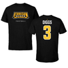 Kennesaw State University Football Black Tee - #3 Alexander Diggs