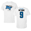 Middle Tennessee State University Softball White Tee - #9 Avery Wynne