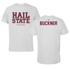 Mississippi State University Baseball Solid Athletic Gray Tee - Lukas Buckner