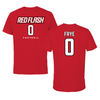 Saint Francis University (Pennsylvania) Football Red Tee - #0 Mason Frye