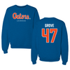 University of Florida Lacrosse Royal Blue Crewneck - #47 Sara Grove