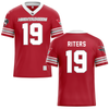 Western Colorado University Red Football Jersey - #19 Cole Riters