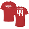 University of Houston Football Red Tee - #44 Michael Batton