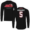 Jacksonville State University Baseball Black Mascot Long Sleeve - #5 Javon Hernandez