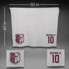 Alabama A&M University Football Gray Blanket - #10 Cornelious Brown IV