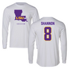 Louisiana State University Soccer White Long Sleeve - #8 Danielle Shannon