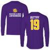 Western Illinois University Volleyball Purple Long Sleeve - #19 Tenese Buttry