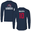 Stony Brook University Football Navy Long Sleeve - #10 Taylor Bolesta