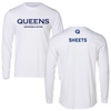 Queens University of Charlotte Swimming & Diving White Long Sleeve - Benjamin Sheets