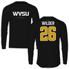 West Virginia State University Volleyball Black Performance Long Sleeve - #26 Valencia Wilder